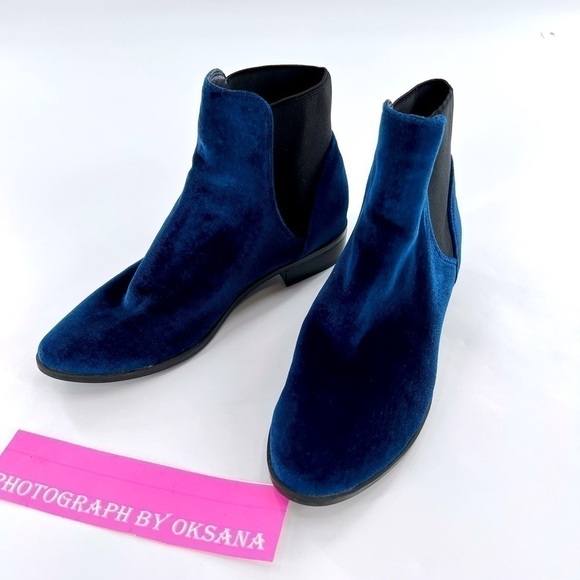 ALDO “Nydia” Velvet Chelsea boots size 6 - Picture 8 of 12